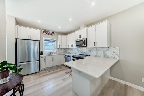 559 Cornerstone Avenue Ne, Calgary, AB - Indoor Photo Showing Kitchen With Upgraded Kitchen