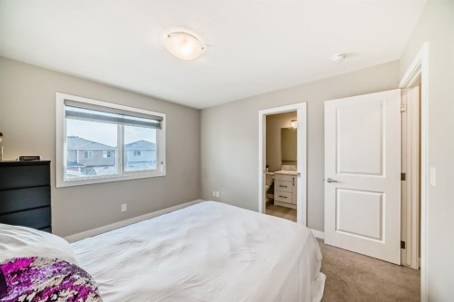 559 Cornerstone Avenue Ne, Calgary, AB - Indoor Photo Showing Bedroom