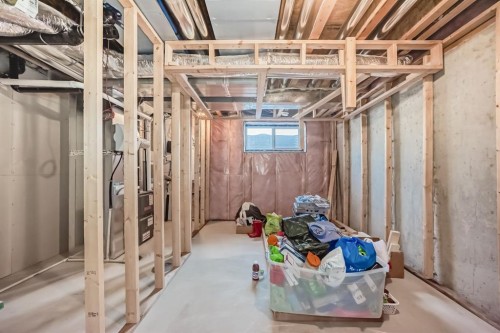 559 Cornerstone Avenue Ne, Calgary, AB - Indoor Photo Showing Basement