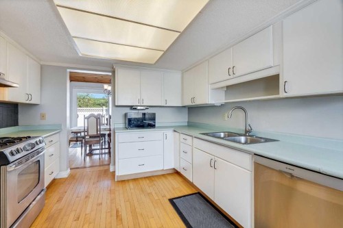 33-228 Theodore Place Nw, Calgary, AB - Indoor Photo Showing Kitchen With Double Sink