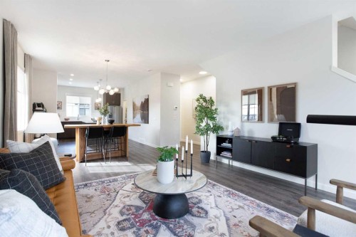 404-1750 Rangeview Drive Se, Calgary, AB - Indoor Photo Showing Living Room