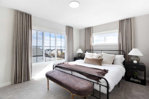 404-1750 Rangeview Drive Se, Calgary, AB - Indoor Photo Showing Bedroom