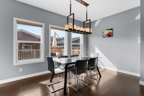 172 Evanspark Gardens Nw, Calgary, AB - Indoor Photo Showing Dining Room