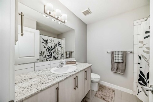 63 Legacy Path Se, Calgary, AB - Indoor Photo Showing Bathroom