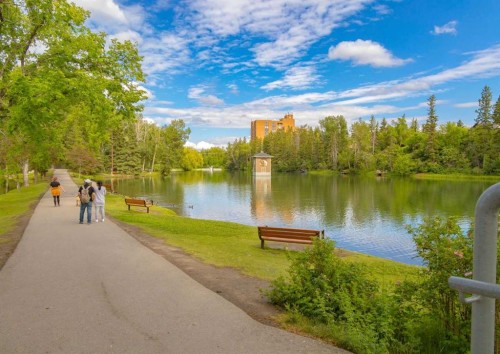 308-8604 48 Avenue Nw, Calgary, AB - Outdoor With Body Of Water With View