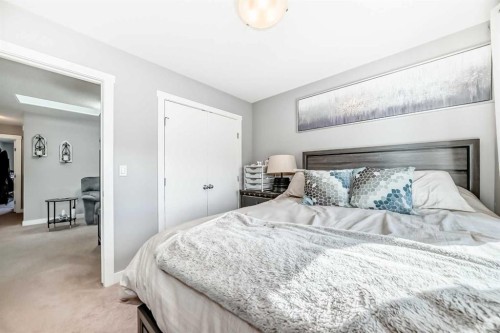 55 Baysprings Way Sw, Airdrie, AB - Indoor Photo Showing Bedroom