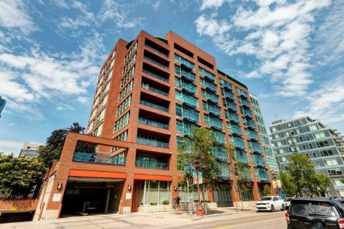701-205 Riverfront Avenue Sw, Calgary, AB - Outdoor With Balcony With Facade