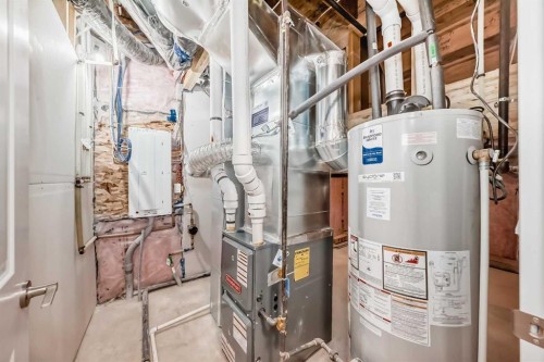 54 Homestead Common Ne, Calgary, AB - Indoor Photo Showing Basement