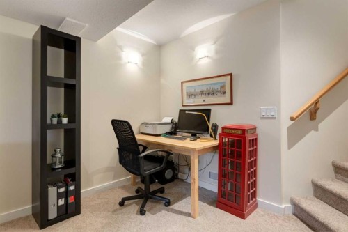 21 Springbank Rise Sw, Calgary, AB - Indoor Photo Showing Office