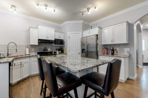 540 Panatella Court Nw, Calgary, AB - Indoor Photo Showing Kitchen With Upgraded Kitchen