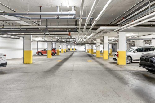 304-238 Sage Valley Common Nw, Calgary, AB - Indoor Photo Showing Garage