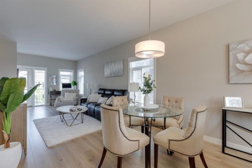 19 Sage Bluff Gate Nw, Calgary, AB - Indoor Photo Showing Dining Room
