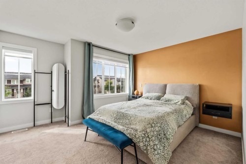 182 River Heights Drive, Cochrane, AB - Indoor Photo Showing Bedroom