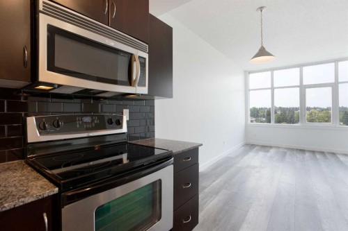6508-11811 Lake Fraser Drive Se, Calgary, AB - Indoor Photo Showing Kitchen