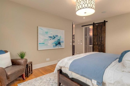 16 Varal Place Nw, Calgary, AB - Indoor Photo Showing Bedroom