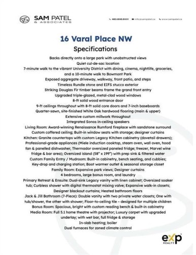 16 Varal Place Nw, Calgary, AB - Other