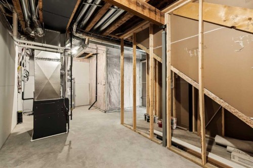 1168 Iron Ridge Avenue, Crossfield, AB - Indoor Photo Showing Basement