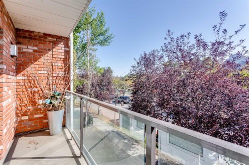 102-814 Memorial Drive Nw, Calgary, AB - Outdoor With Balcony