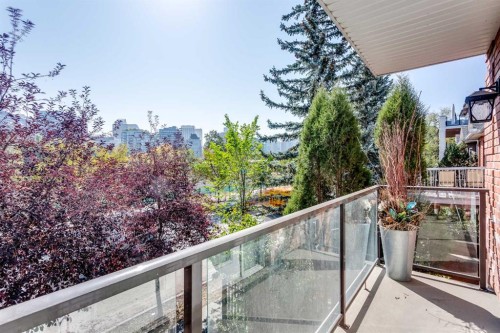 102-814 Memorial Drive Nw, Calgary, AB - Outdoor With Balcony