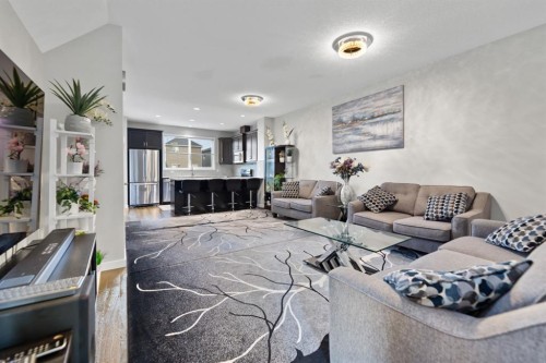 14 Red Embers Crescent Ne, Calgary, AB - Indoor Photo Showing Living Room