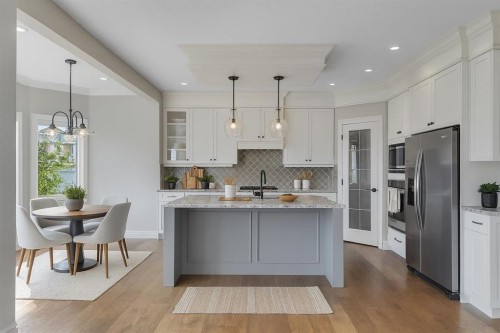 202 Coral Reef Manor Ne, Calgary, AB - Indoor Photo Showing Kitchen With Upgraded Kitchen