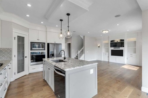 202 Coral Reef Manor Ne, Calgary, AB - Indoor Photo Showing Kitchen With Upgraded Kitchen