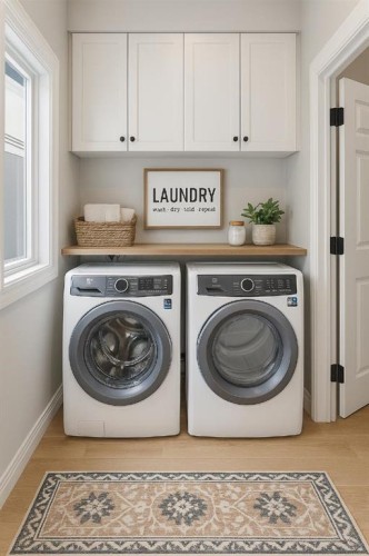 202 Coral Reef Manor Ne, Calgary, AB - Indoor Photo Showing Laundry Room