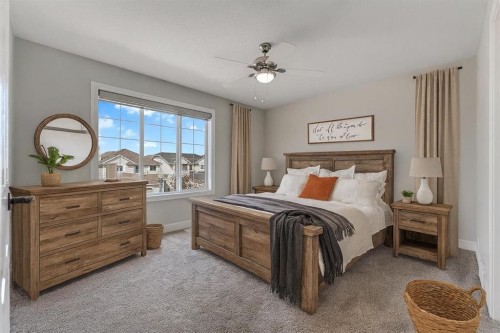202 Coral Reef Manor Ne, Calgary, AB - Indoor Photo Showing Bedroom