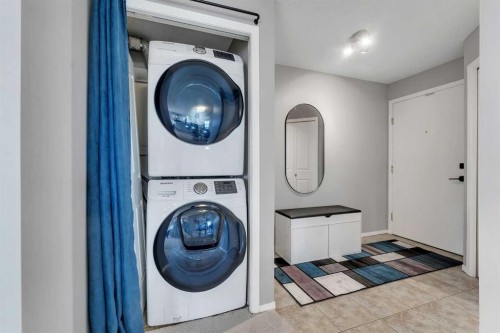 8328-304 Mackenzie Way Sw, Airdrie, AB - Indoor Photo Showing Laundry Room
