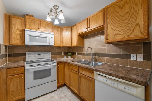 86 Auburn Glen Circle Se, Calgary, AB - Indoor Photo Showing Kitchen With Double Sink