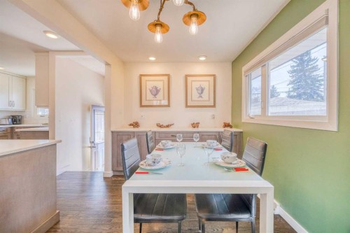 2715 63 Avenue Sw, Calgary, AB - Indoor Photo Showing Dining Room
