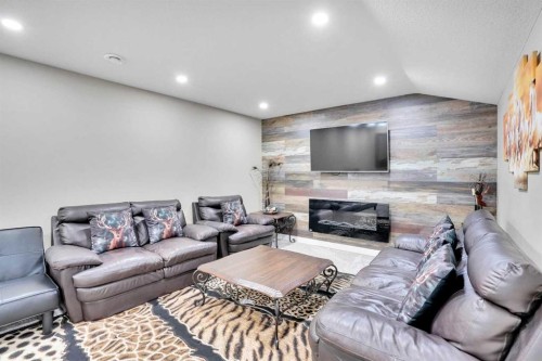 124 Skyview Shores Road Ne, Calgary, AB - Indoor With Fireplace