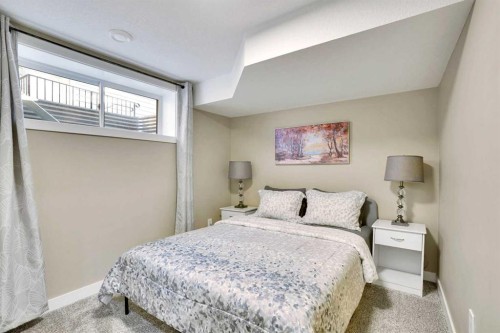 124 Skyview Shores Road Ne, Calgary, AB - Indoor Photo Showing Bedroom