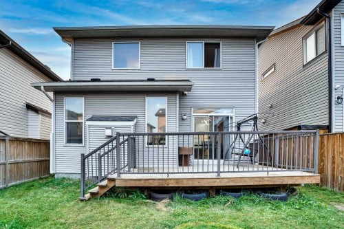 124 Skyview Shores Road Ne, Calgary, AB - Outdoor With Deck Patio Veranda With Exterior