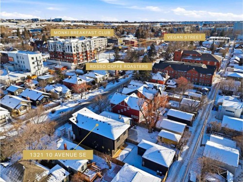 1321 10 Avenue Se, Calgary, AB - Outdoor With View