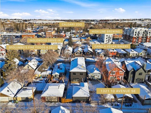 1321 10 Avenue Se, Calgary, AB - Outdoor With View