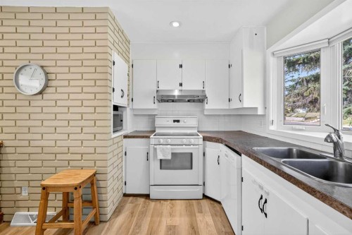 35 Collingwood Place Nw, Calgary, AB - Indoor Photo Showing Kitchen With Double Sink