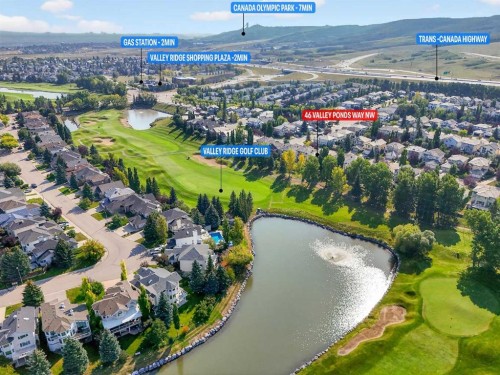 46 Valley Ponds Way Nw, Calgary, AB - Outdoor With View