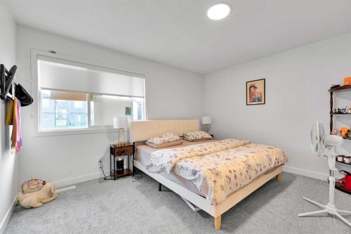 117 Ambleton Drive Nw, Calgary, AB - Indoor Photo Showing Bedroom