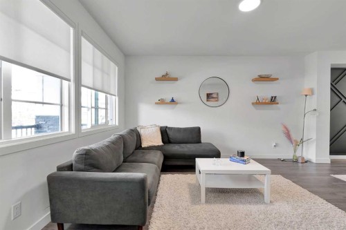 117 Ambleton Drive Nw, Calgary, AB - Indoor Photo Showing Living Room