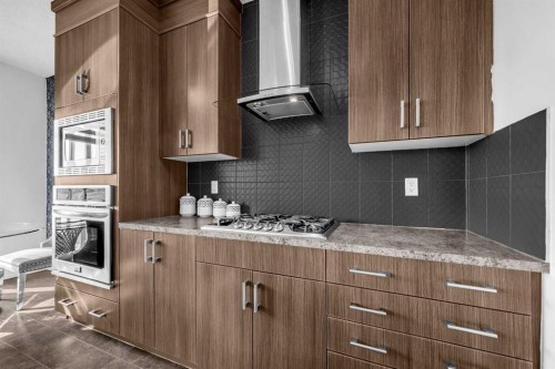 21 Cityscape Place Ne, Calgary, AB - Indoor Photo Showing Kitchen With Upgraded Kitchen