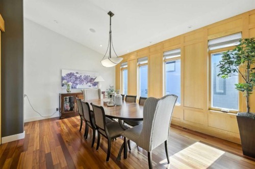 16 Spring Valley Lane Sw, Calgary, AB - Indoor Photo Showing Dining Room