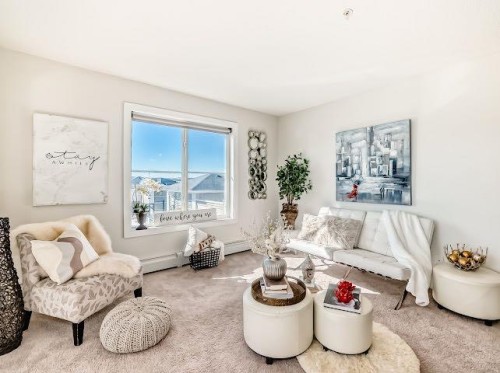 2340-81 Legacy Boulevard Se, Calgary, AB - Indoor Photo Showing Living Room