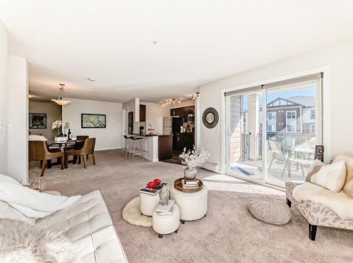 2340-81 Legacy Boulevard Se, Calgary, AB - Indoor Photo Showing Living Room