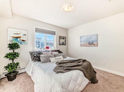 2340-81 Legacy Boulevard Se, Calgary, AB - Indoor Photo Showing Bedroom