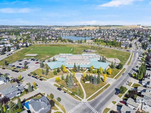 201 Crystalridge Rise, Okotoks, AB - Outdoor With Body Of Water With View