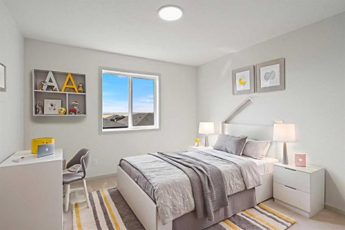 31 Lucas Passage Nw, Calgary, AB - Indoor Photo Showing Bedroom