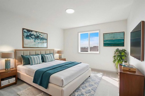 31 Lucas Passage Nw, Calgary, AB - Indoor Photo Showing Bedroom