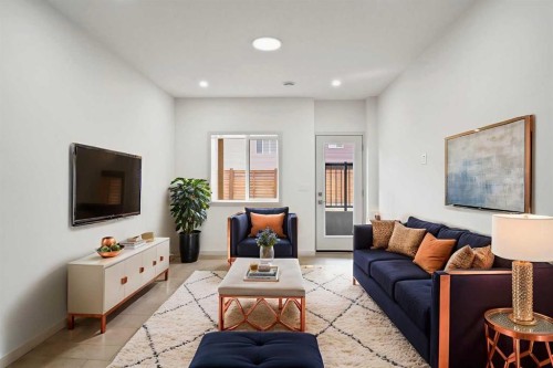 31 Lucas Passage Nw, Calgary, AB - Indoor Photo Showing Living Room