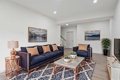 31 Lucas Passage Nw, Calgary, AB - Indoor Photo Showing Living Room